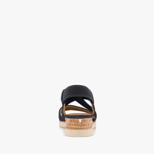 Dames sandalen met H-leest blauw