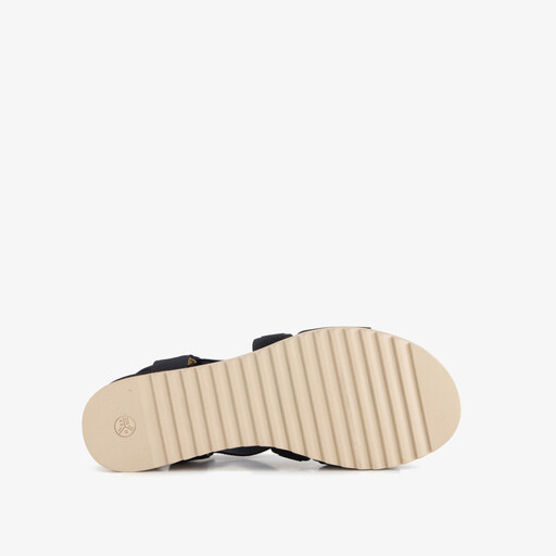 Dames sandalen met H-leest blauw
