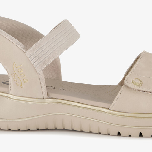 Dames sandalen met H leest beige