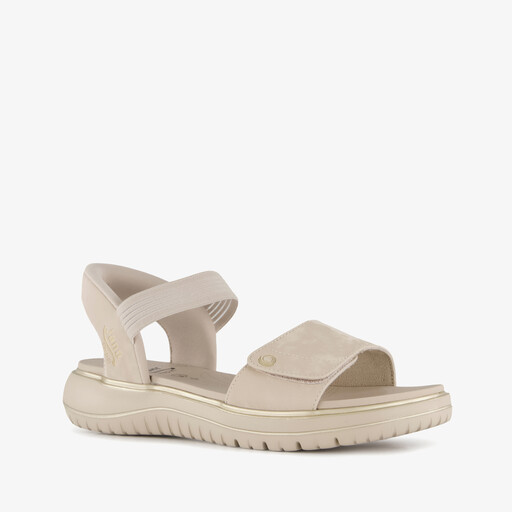 Dames sandalen met H leest beige