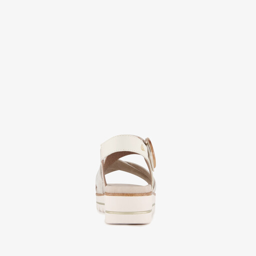 Dames sandalen met H leest beige