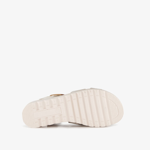 Dames sandalen met H leest beige