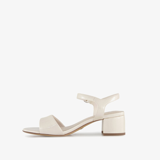 Dames sandalen met hak wit