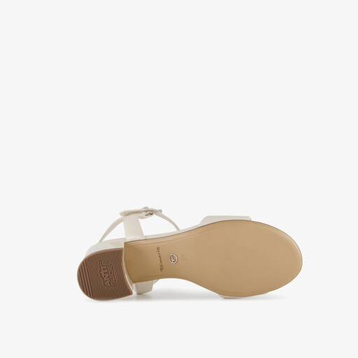 Dames sandalen met hak wit