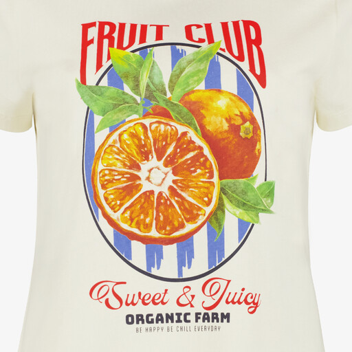 Dames t-shirt met opdruk wit