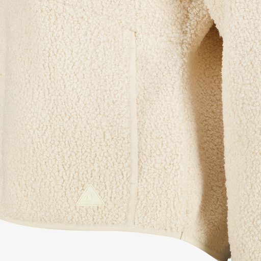 Dames outdoor fleece vest ecru