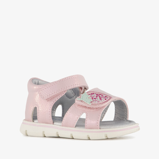 Meisjes sandalen met glitters roze