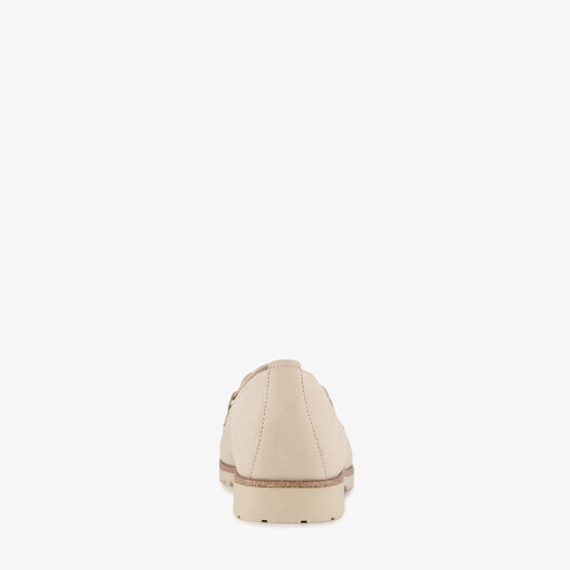 Dames loafers beige
