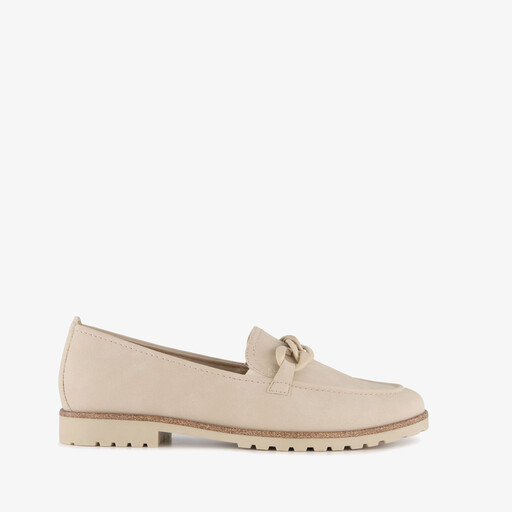 Dames loafers beige