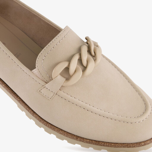 Dames loafers beige