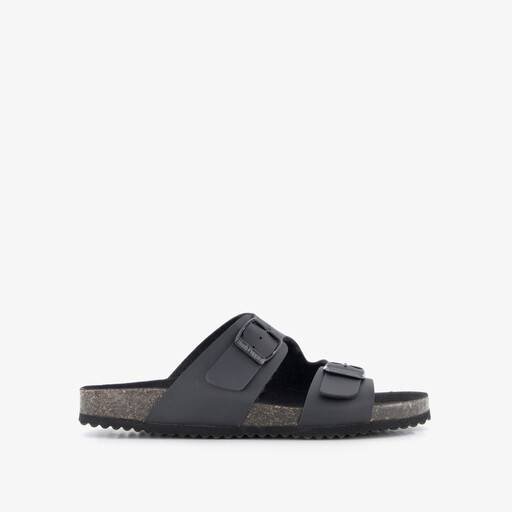 Dames bio slippers zwart