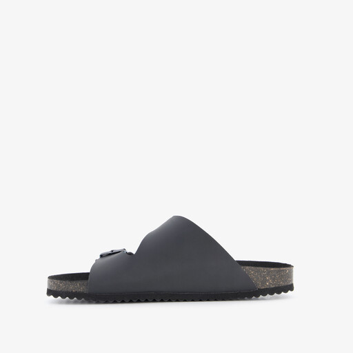 Dames bio slippers zwart