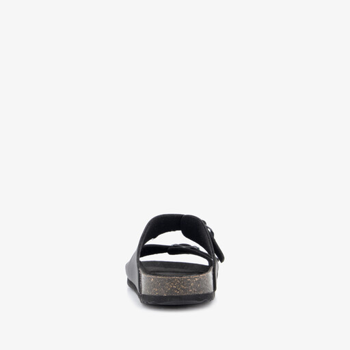 Dames bio slippers zwart