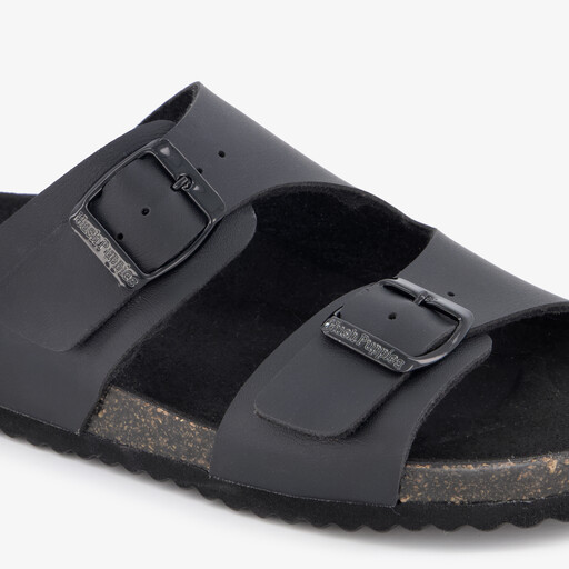 Dames bio slippers zwart