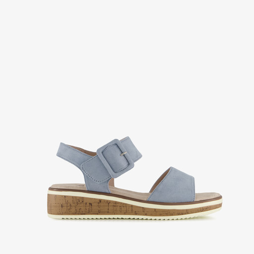 Dames sandalen lichtblauw