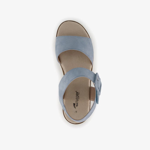 Dames sandalen lichtblauw
