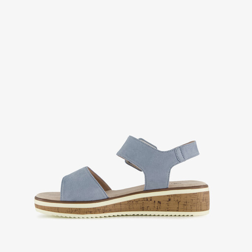 Dames sandalen lichtblauw