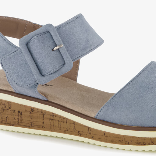 Dames sandalen lichtblauw
