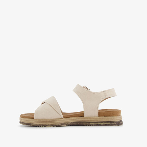 Dames sandalen beige