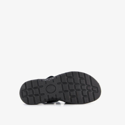 Leren dames sandalen zwarte