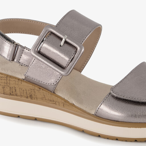 Dames sandalen zilver