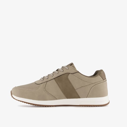 Heren sneakers beige bruin