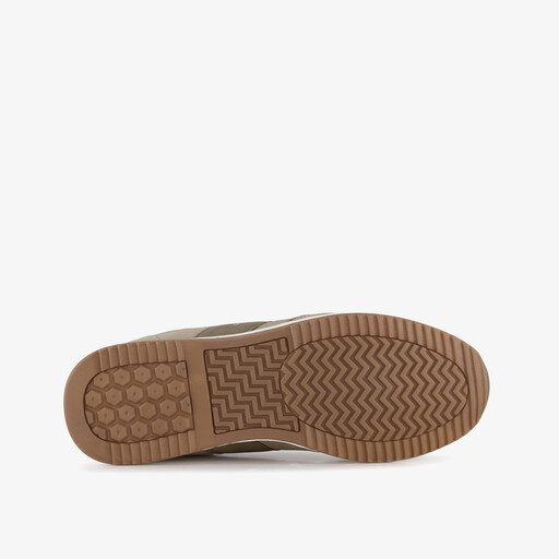 Heren sneakers beige bruin