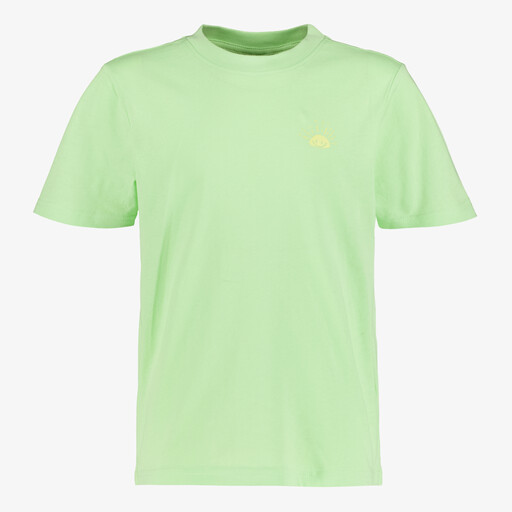 Jongens T-shirt met backprint lichtgroen