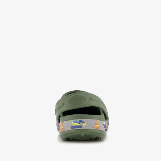 Kinder klompen groen voertuigen