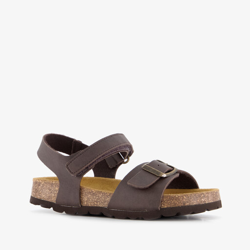 Kinder bio sandalen donkerbruin