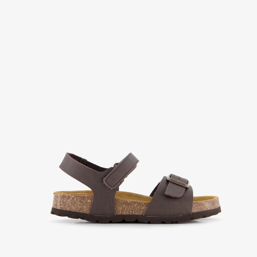 Kinder bio sandalen donkerbruin
