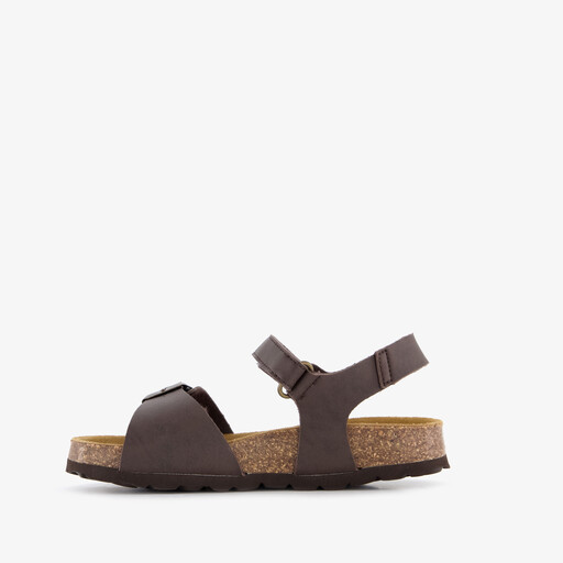 Kinder bio sandalen donkerbruin