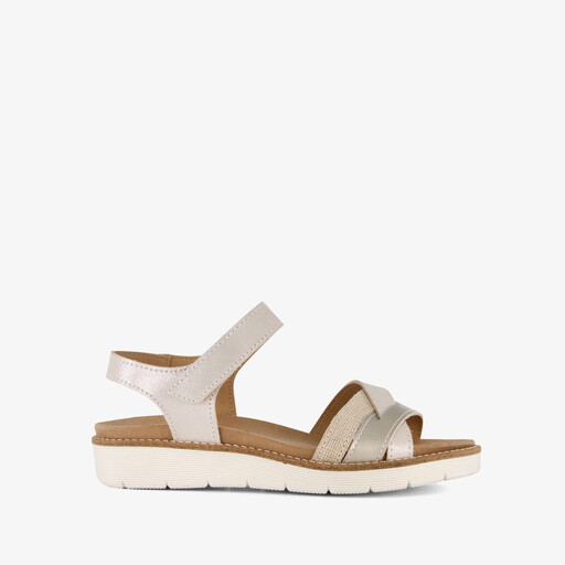 Metallic dames sandalen