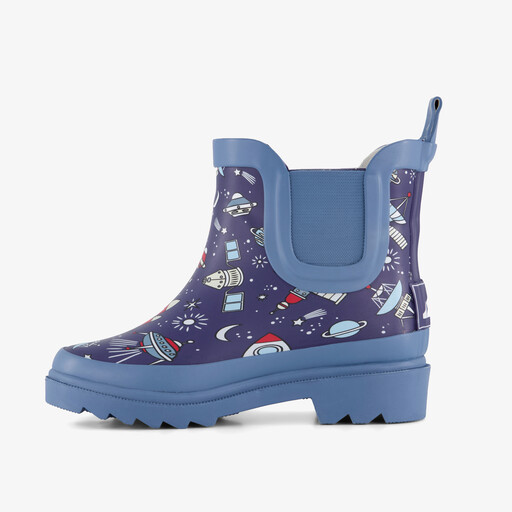 Korte kinder regenlaarzen astronauten