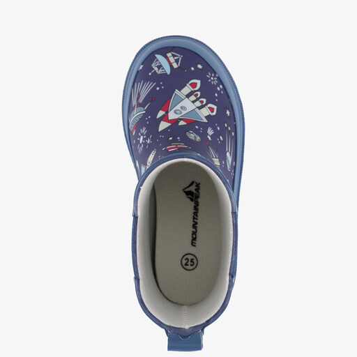 Korte kinder regenlaarzen astronauten