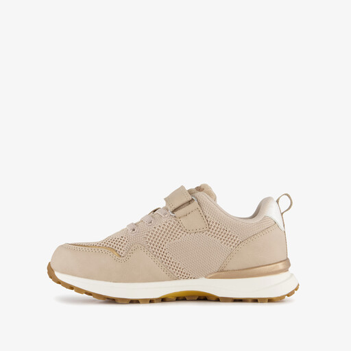 Meisjes sneakers beige