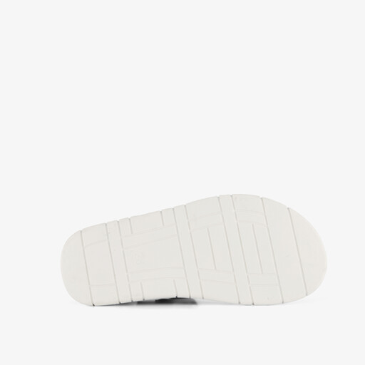 Leren meisjes sandalen metallic multicolor