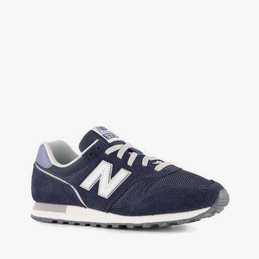 373 suède dames sneakers blauw