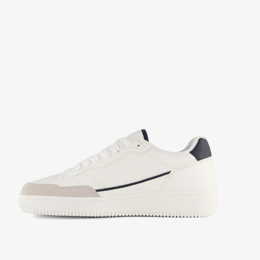 Heren sneakers wit blauw