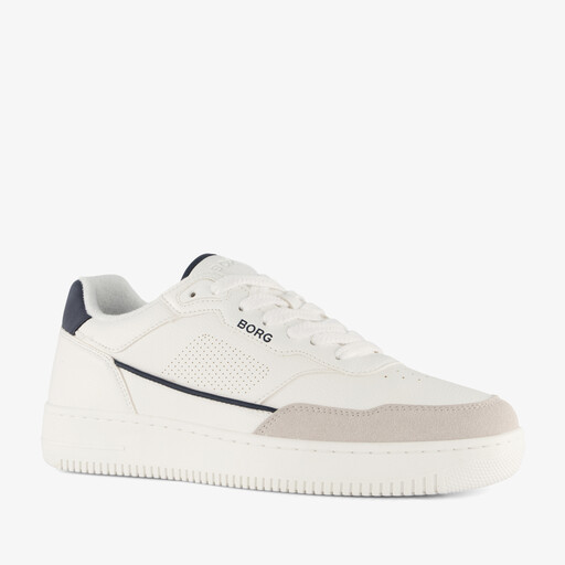 Heren sneakers wit blauw