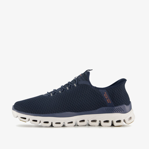 Slip-ins: Glide-Step heren sneakers blauw
