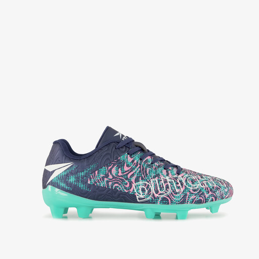 FG kinder voetbalschoenen blauw roze