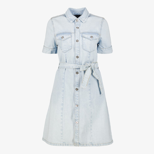 Dames denim jurk lichtblauw