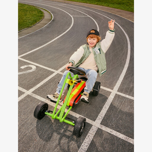 Jongens baseball zomerjas groen wit