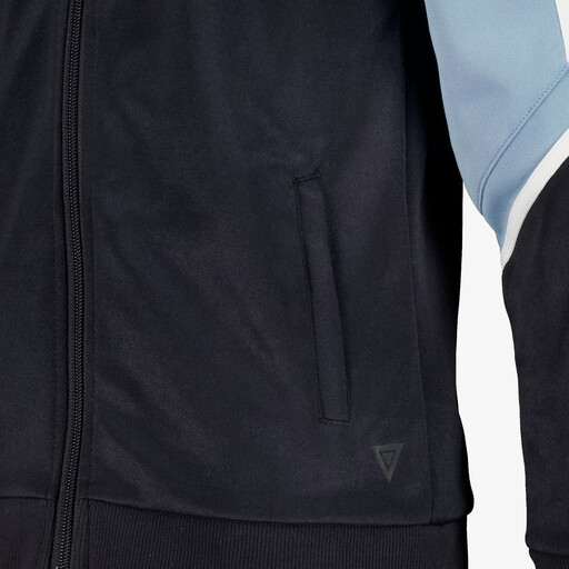 Kinder trainingsvest zwart blauw