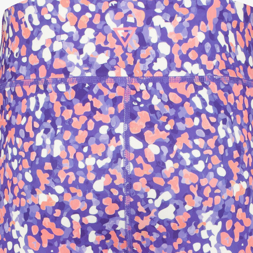 Meisjes sportlegging met print paars roze