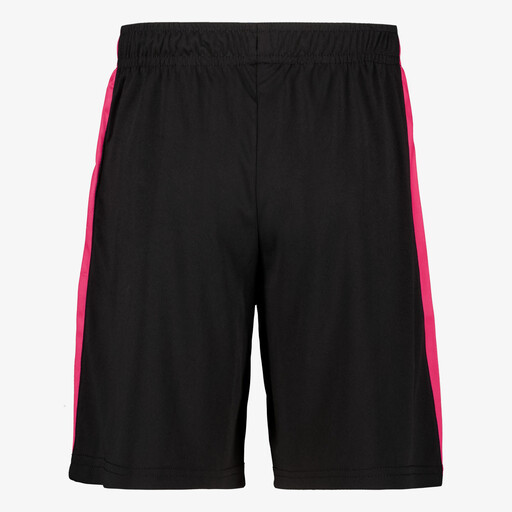 Kinder voetbalshort zwart roze