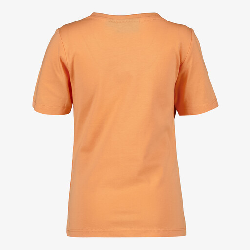 Meisjes T-shirt met opdruk oranje