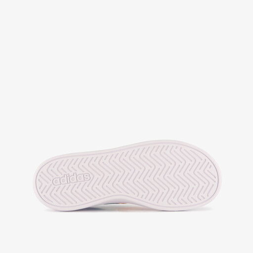 Grand Court 3.0 meisjes sneakers wit roze