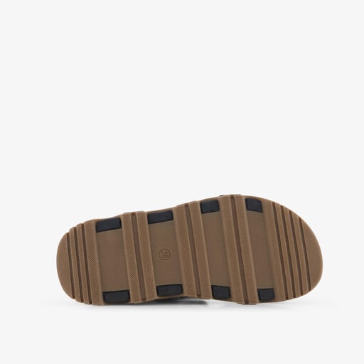 Leren jongens sandalen donkerblauw